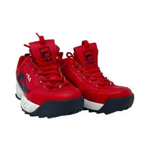 Fila‎ Youth Disruptor 2 Size 6 Red Low Top